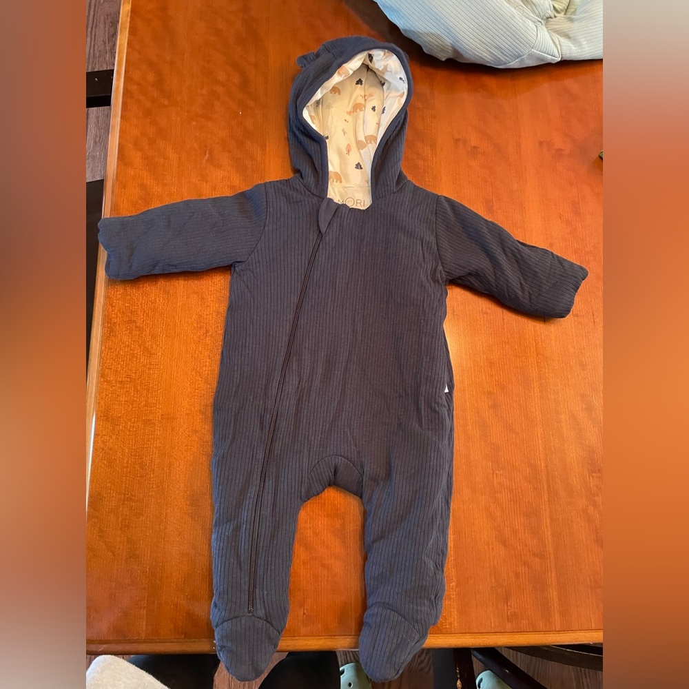 MORI Ribbed Pramsuit